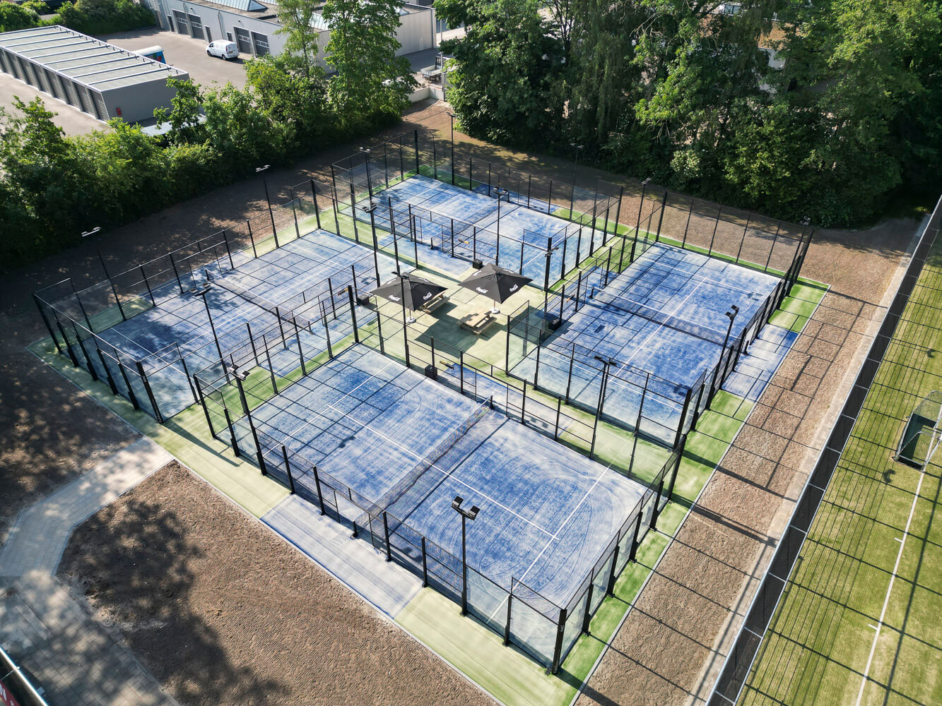 Padel Court Construction services in Dallas Texas