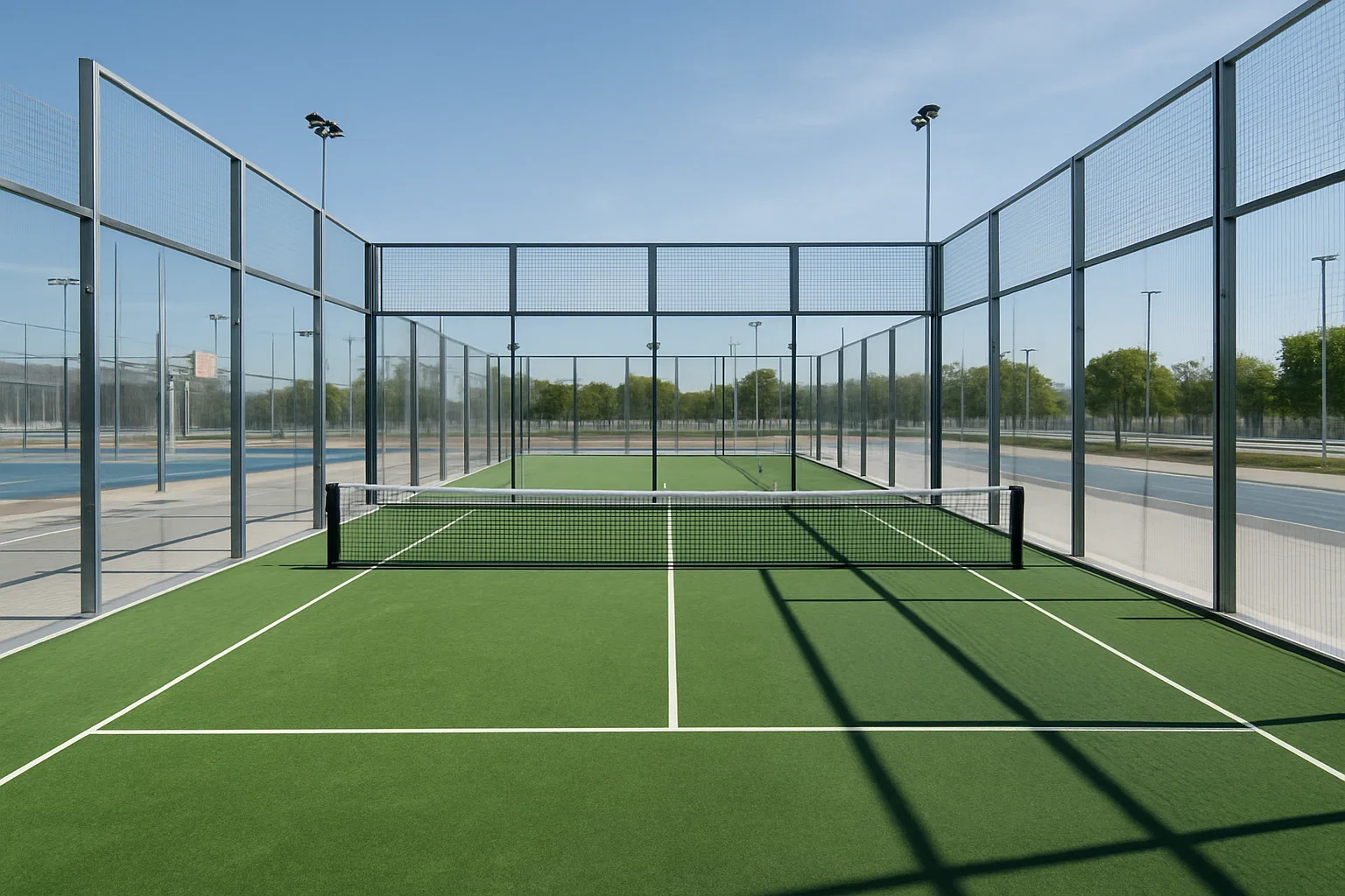 Padel Court Fencing Erection in Dallas Texas - Padel Court Builders of Dallas
